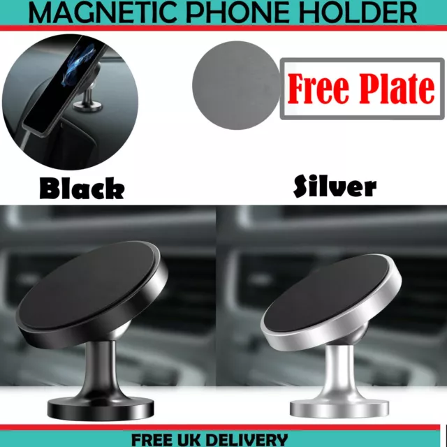 In Car Magnetic Phone Holder Mount Dashboard Mobile Rotate 360 For All Phones UK