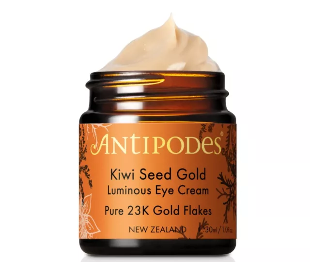 ANTIPODES Kiwi Seed Gold Luminous Eye Cream, 30 ML