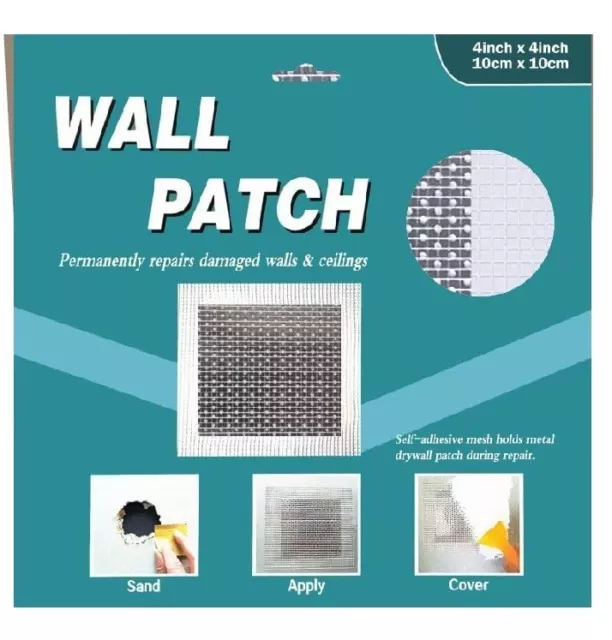 Wall Patch Repair Kit Drywall Repair Kit Patch Self Adhesive Mesh Wall Repair US