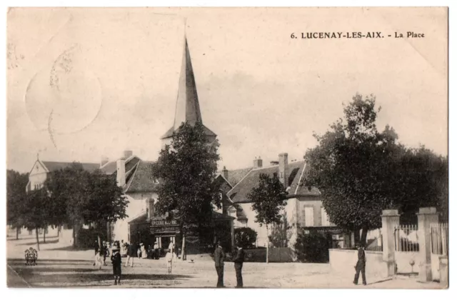 CPA 58 - LUCENAY-LES-AIX (Nièvre) - 6. La Place