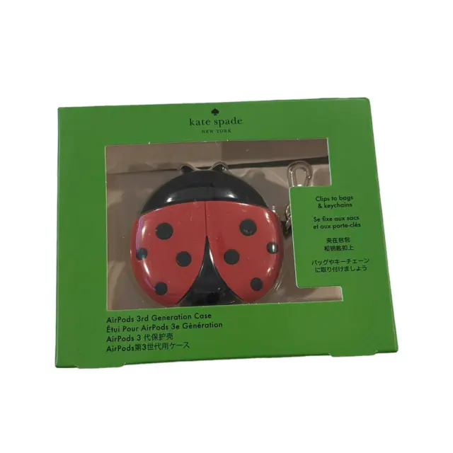 Kate Spade Lady Bug Dottie Silicone Airpods 3rd Generation Case