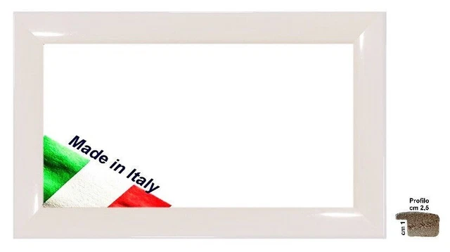 Cornice A Giorno APPLY 50x70 Cm - Pannello Frontale In Crilex, Per Foto, Poster, Diplomi, Made In Italy, Moderna E Minimal