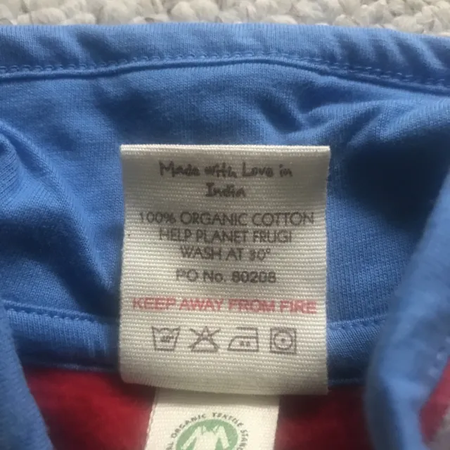 NEW Frugi Organic Cotton Cosy Camper Zip Through Jumper Sweatshirt Top 6-7 BNWT 5