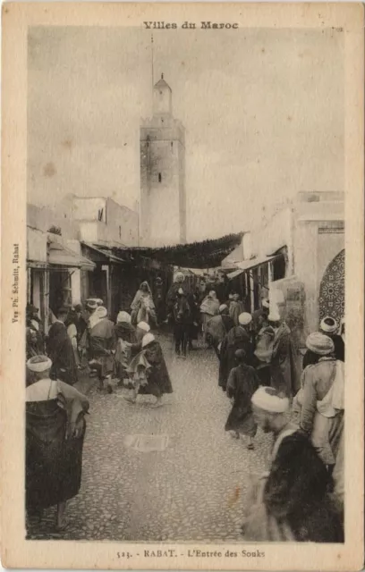 CPA AK MAROC RABAT L'Entrée des Souks (31467)