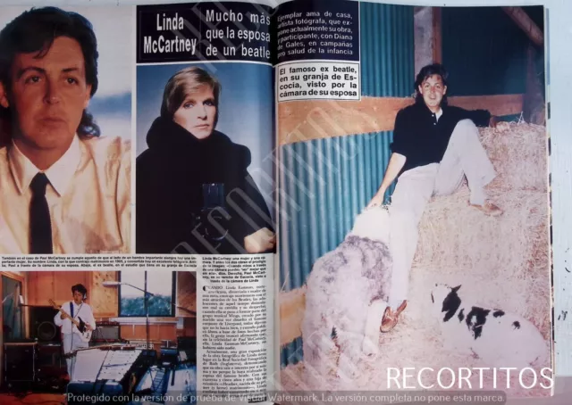 clip 2227 PAUL MCCARTNEY LINDA LE ALI DEI BEATLES