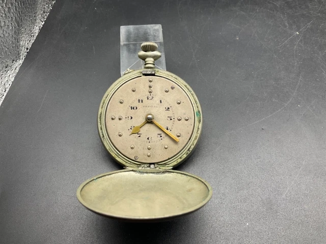 Montre De Poche Militaire Ancienne ZENITH - Chronomètre Mécanique - Style WW1/WW2 - Fonctionne - Occasion