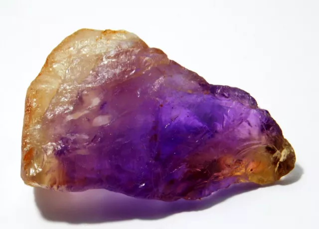 Flawless Natural Purple Yellow Ametrine 183.70 Ct Untreated Certified Gemstone