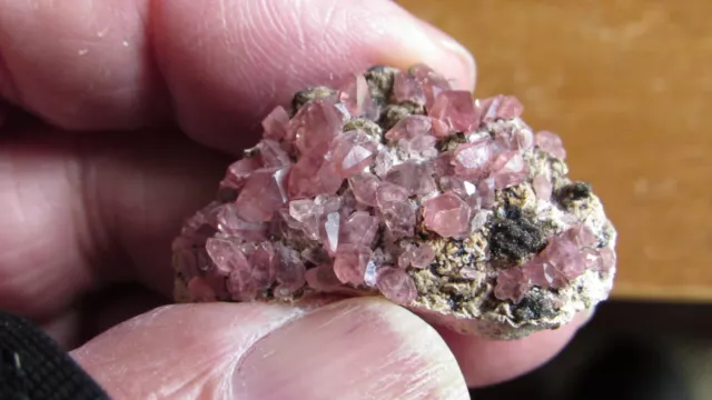 Rhodochrosite Crystals Specimen Peru