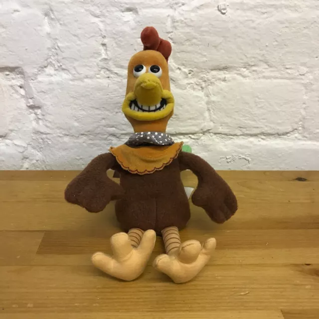 Chicken Run Movie Rocky The Charmer Small Plush Toy Vintage 1999 Top-Notch BNWT