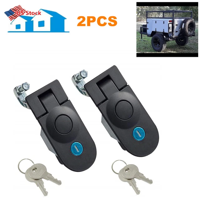 2PC Compression Latches Flush Mount Trigger Latch for Cockpit Floor Door Cabinet