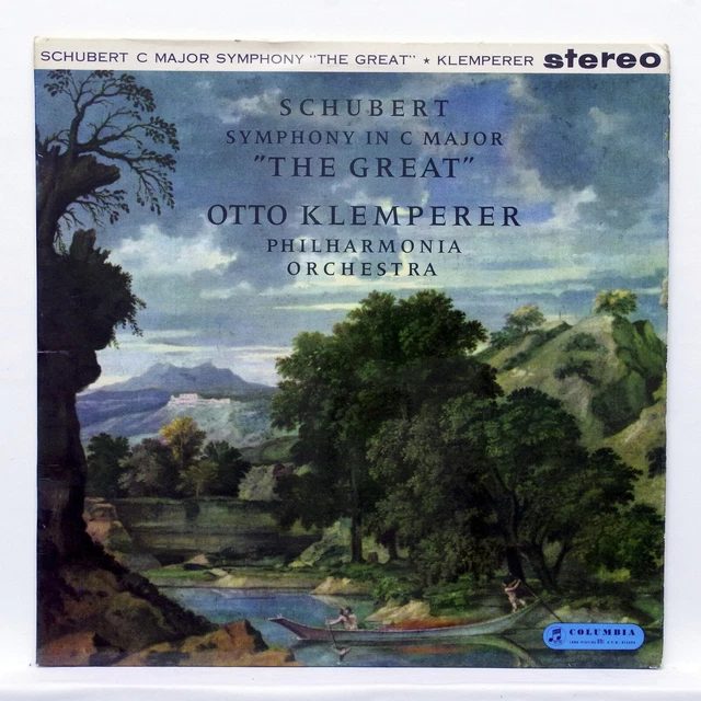 SAX 2397 - OTTO KLEMPERER - SCHUBERT symphony in C major - COLUMBIA LP EX+