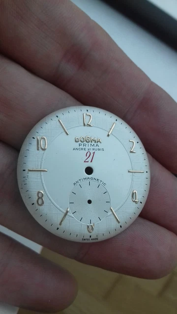 Cadran Vintage (New Old Stock) Pour Calibre AS 1130 - Diamètre 32.50 Mm - Référence L25