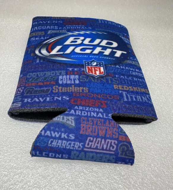 NFL Bud Light Beer Can Koozie Coozie 32 Team. NEW