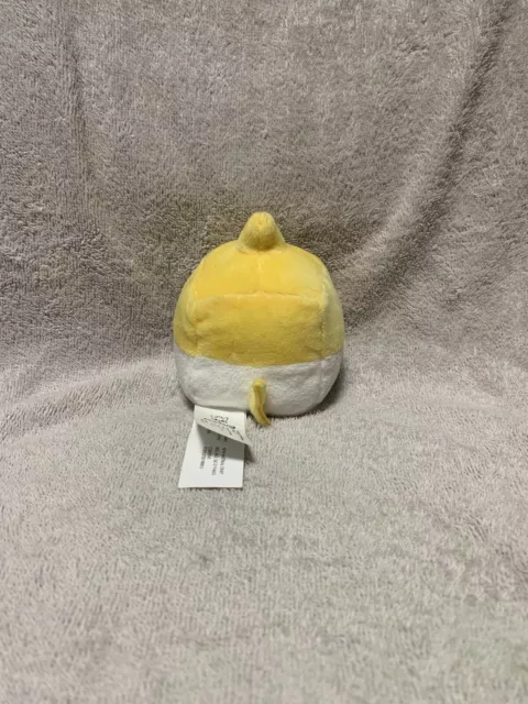 Peluche jaune petit cube bébé requin rose pour enfants 2