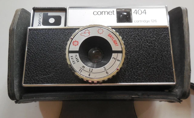 Vintage Macchina Fotografica Bencini Comet 4040 Cartridge 126