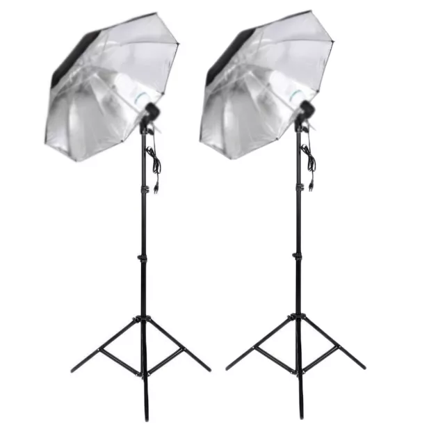 Flash Umbrella Holder Bracket Mount Stand Kit Photo Studio Lighting Photography