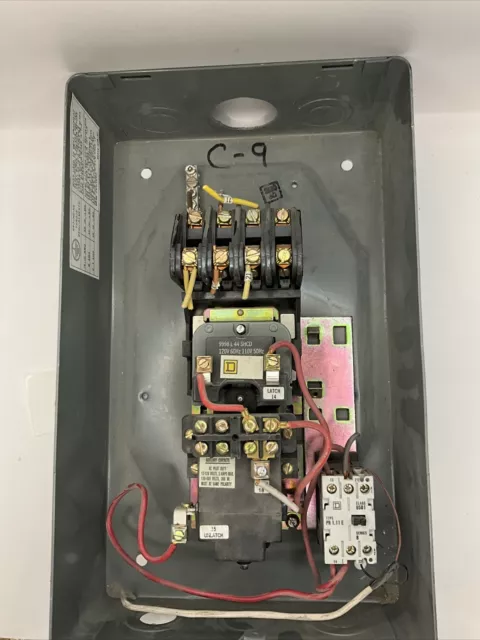 Square D 9803 LX040 & 9998l44 Ser B  600VA Lighting Contactor 4POLE 120V  (40D2