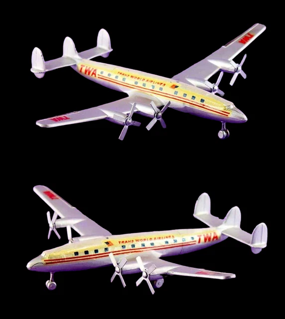 Jouet Ancien Solido Super Constellation TWA