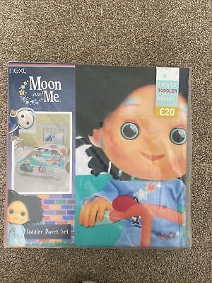 New NEXT Toddler girls Boys MOON AND ME Duvet cover bed set
