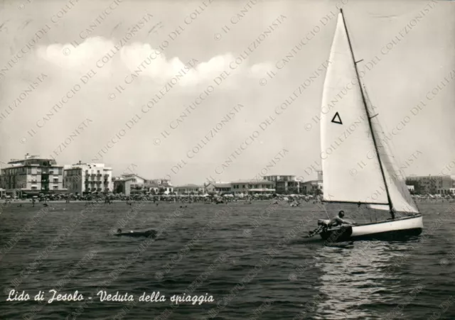 Lido di JESOLO Veduta della spiaggia Panorama Venezia Cartolina animata