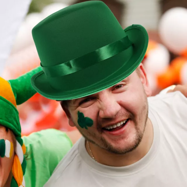 St. Patricks Day Leprechaun Hat Shamrock Cap Costume