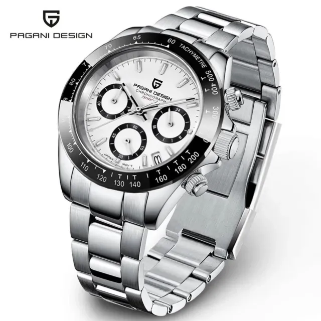 Pagani Design Chronograph Stainless Steel Sapphire Glass Watch