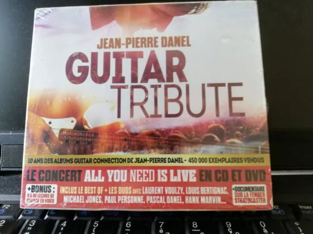 2 Cd +Dvd Guitar Tribute J-Pierre Danel 2016 Concert Dvd Neuf Sous Blister