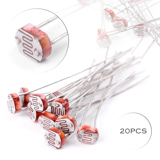 20pcs LDR Photoresistor CDS Light Dependent Sesor Resistor GL5516   Tool