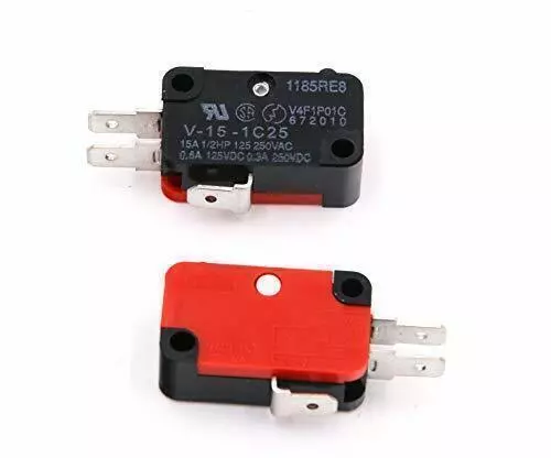 10Pcs 16A Microwave Oven Door Arcade Cherry Button Micro Switch Limit Switch 3