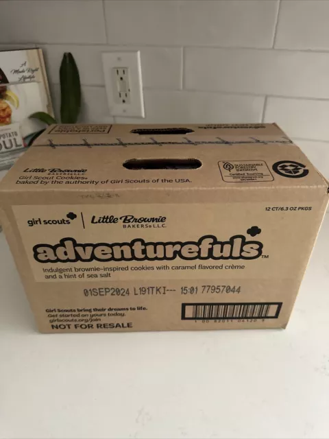1 Case Adventurefuls Girl Scout Cookies (12 Packages) 2024