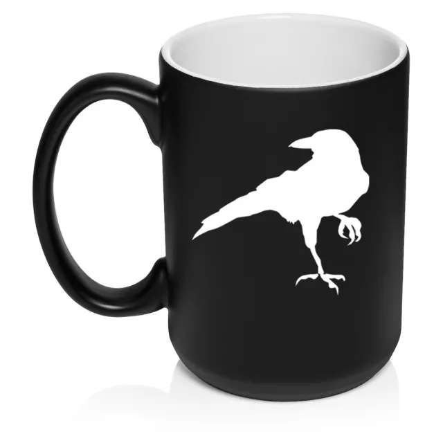 Ceramic Coffee Mug Cup Crow Raven Blackbird