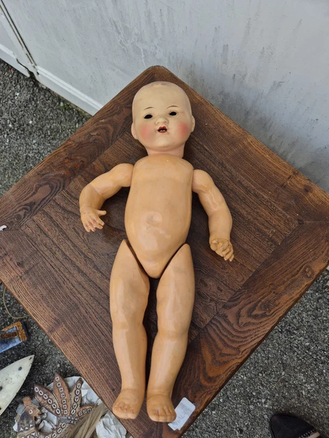 Poupée Bébé Garçon SIMBA Vintage - Ancien Poupon Jouet, Occasion, Pièce De Collection