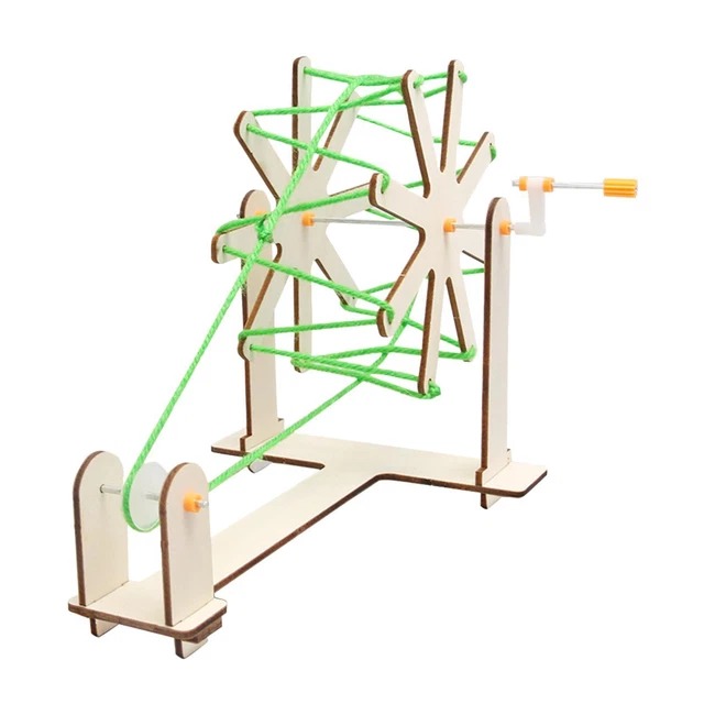 DIY WOODEN WEAVING Loom Weave Board for Development Toy Teaching Aids