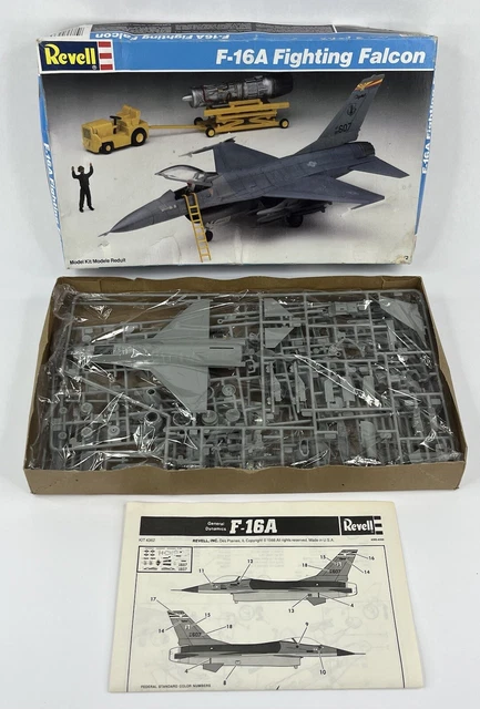 Maquette avion militaire : Complete Set for Modeling - F-16 C/D Night Falcon - Jeux et jouets Italeri - Avenue des Jeux
