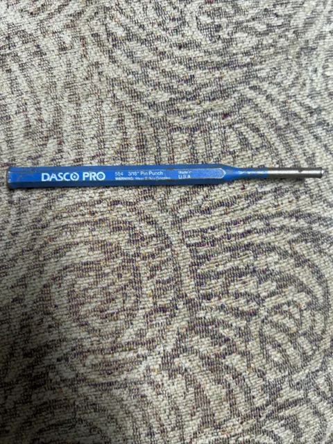 Dasco Pro 584 Pin Punch, 3/16 Tip X 5-1/2" L