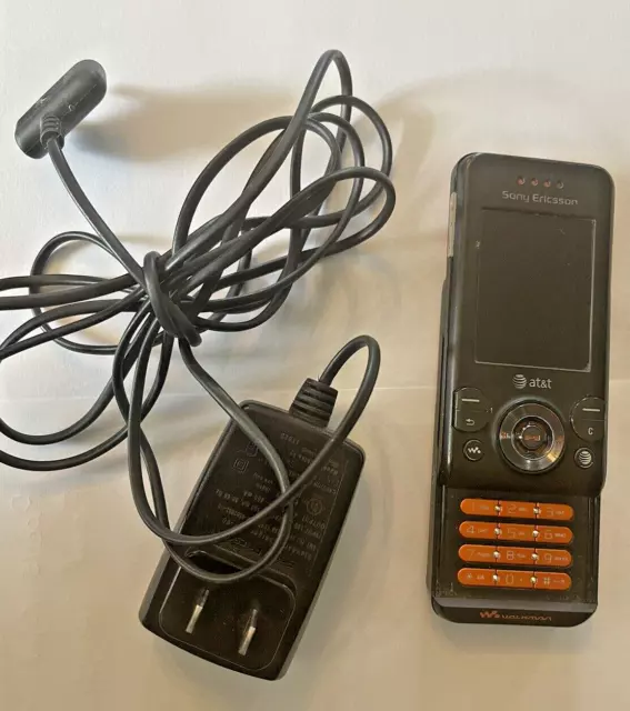 Sony Ericsson Walkman W810i black Cingular/AT&T Cellular Phone Vintage