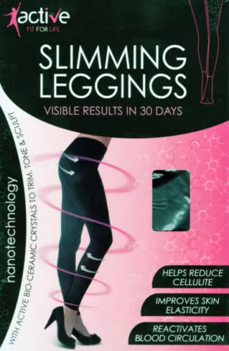 Anti-Cellulite Calorie Burning Slimming Leggings With Nanotechnology, S - Xxxl