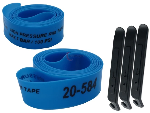 2x Schwalbe Felgenband Super HP 27.5 Zoll 20-584 (B:20mm D:584mm) +3 Reifenheber