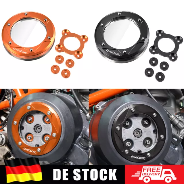 NICECNC Transparenter Motor-Kupplungsabdeckungssatz Für KTM 690 SMC DUKE  08-23