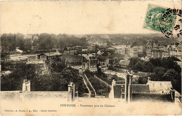 CPA Pontoise Panorama pris du Chateau FRANCE (1308613)