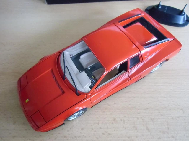 MODELLINO AUTO BBURAGO Burago Box 1/18 Ferrari Testarossa 1984 Cod