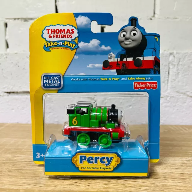 Percy - Thomas the Tank Engine & Friends Take n Play Along Diecast Push Trains