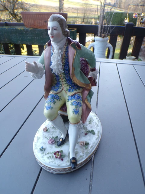 Lot De 2 Porte-piques Alsaciens En Porcelaine – Figurines Avec Oie – Numérotés 7675