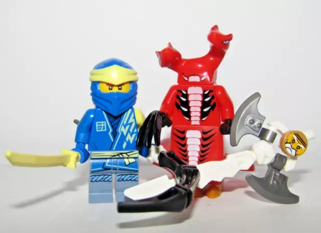 Lego Jay Ninja Limited Edition Ninjago 6 + Red Serpentine minifigure