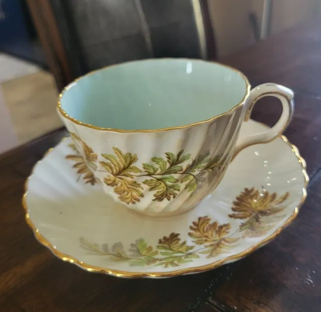 Vintage Aynsley Tea Cup & Saucer - Gold Trimmed