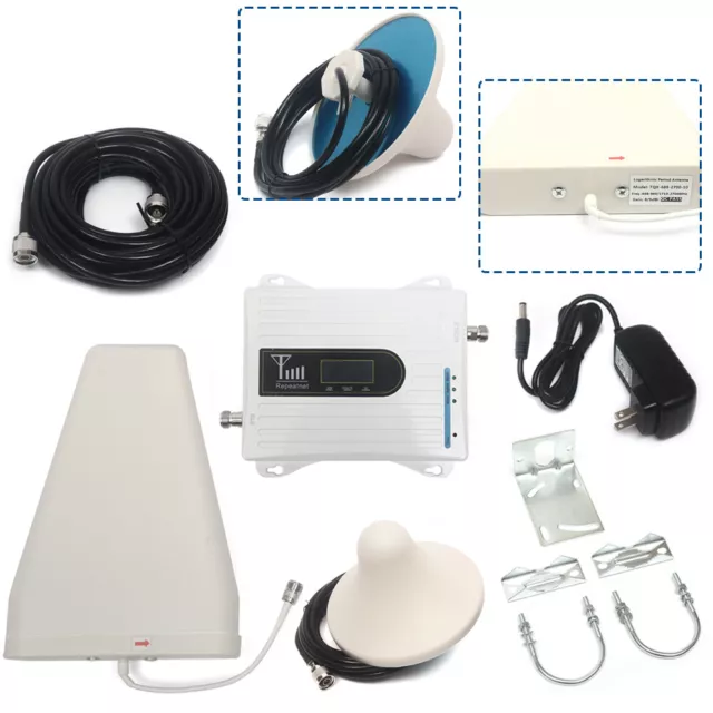 # 900/1800/2100MHz Cell Phone Signal Booster Amplifier Mobile Repeater Kit 20dbm