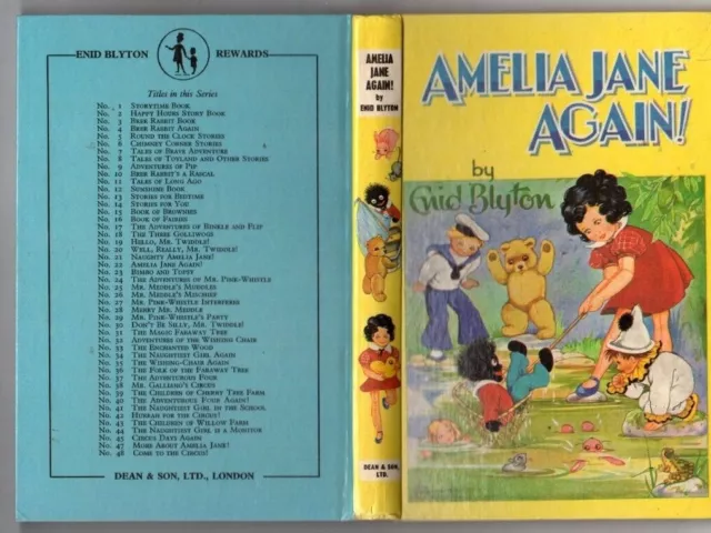 Vintage 1970s ENID BLYTON - AMELIA JANE AGAIN! #22 REWARDS SERIES CHILDRENS BOOK