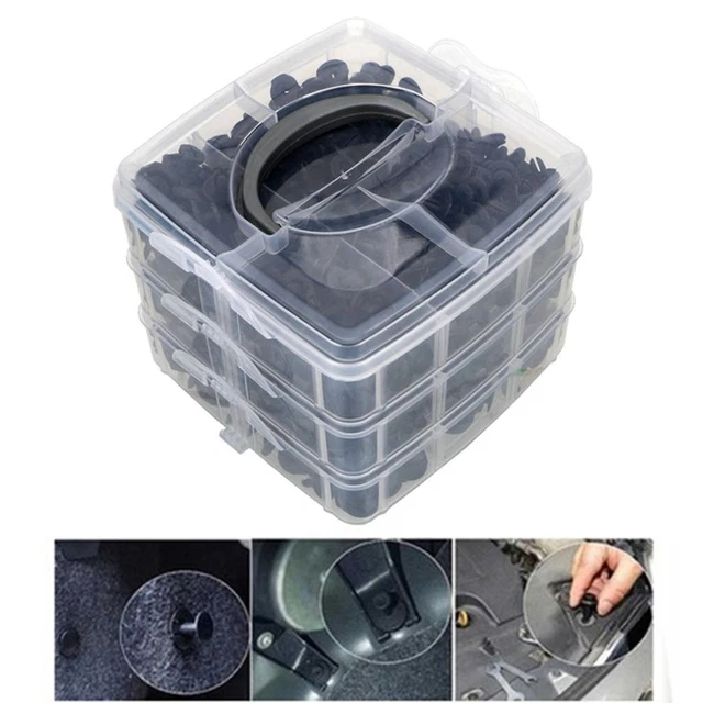 ABSOPRO 20 Rivetti In Plastica A Pressione Per Paraurti Auto, 6mm, Fissaggi Per Parafango E Fascioni, Clip Di Ricambio Universali