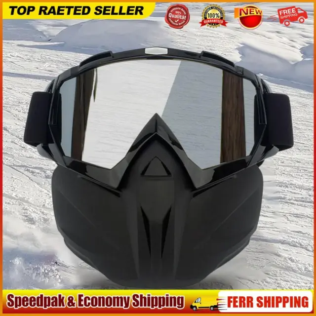 CYCLING SAFETY EYEWEAR Ski Glasses with Removable Face Mask