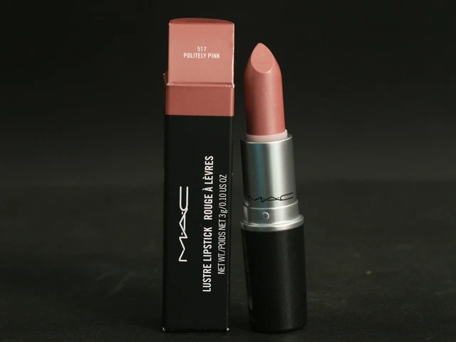 Lápiz Labial Mac Lustre - 517 Rosa Cortés - Nuevo En Caja